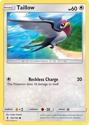 Taillow 103/145 - SM Guardians Rising Reverse Holofoil