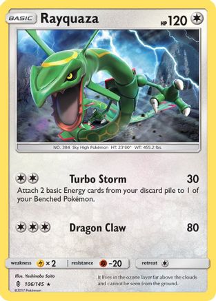 Rayquaza 106/145 - SM Guardians Rising