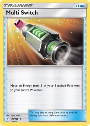 Multi Switch 129/145 - SM Guardians Rising Reverse Holofoil