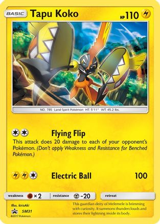 Tapu Koko - SM31 SM31/248 - SM Promos Holofoil
