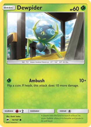 Dewpider 14/147 - SM Burning Shadows