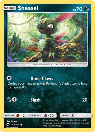 Sneasel 85/147 - SM Burning Shadows