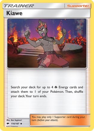 Kiawe 116/147 - SM Burning Shadows Reverse Holofoil