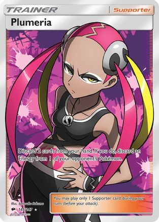 Plumeria (Full Art) 145/147 - SM Burning Shadows Holofoil