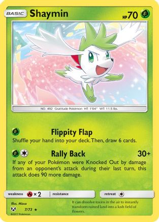 Shaymin 7/73 - Shining Legends Holofoil