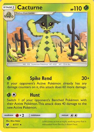 Cacturne 6/111 - SM Crimson Invasion