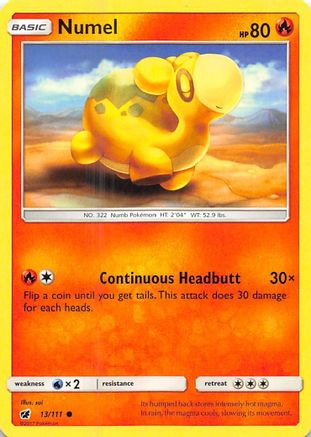 Numel 13/111 - SM Crimson Invasion Reverse Holofoil