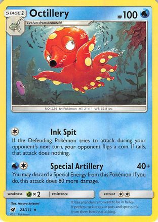 Octillery 23/111 - SM Crimson Invasion