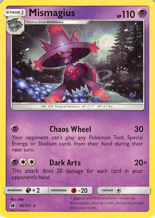 Mismagius 40/111 - SM Crimson Invasion