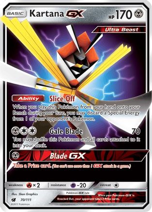 Kartana GX 70/111 - SM Crimson Invasion Holofoil