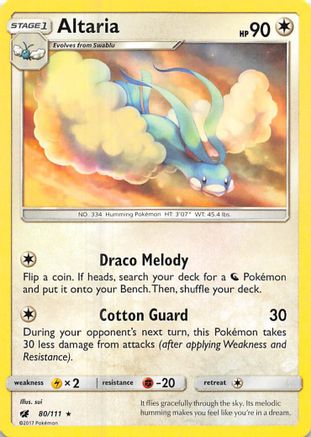 Altaria 80/111 - SM Crimson Invasion