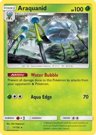 Araquanid 17/156 - SM Ultra Prism