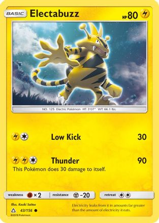 Electabuzz 43/156 - SM Ultra Prism