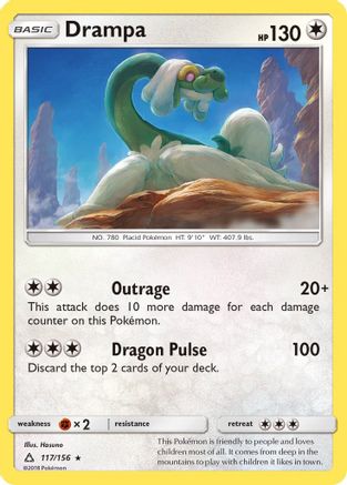 Drampa 117/156 - SM Ultra Prism Holofoil
