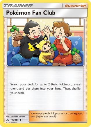 Pokemon Fan Club 133/156 - SM Ultra Prism Reverse Holofoil