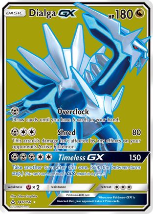 Dialga GX (Full Art) 146/156 - SM Ultra Prism Holofoil