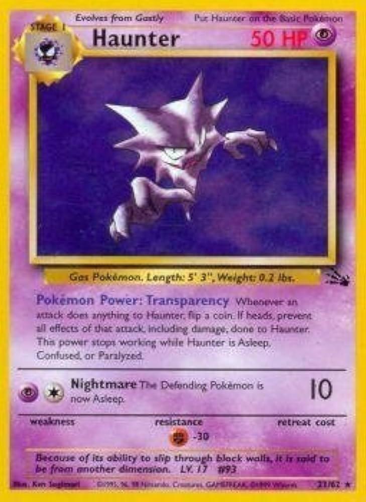 Haunter (21) 21/62 - Fossil Unlimited