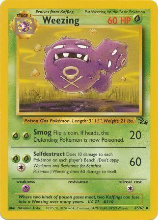 Weezing 45/62 - Fossil Unlimited