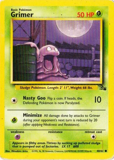 Grimer 48/62 - Fossil Unlimited