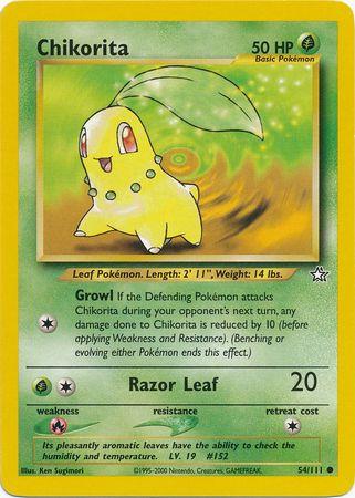 Chikorita (54) 54/111 - Neo Genesis Unlimited