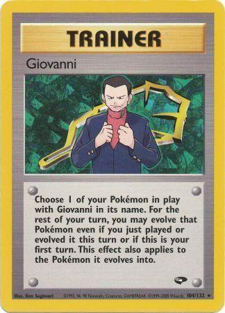 Giovanni (104) 104/132 - Gym Challenge Unlimited