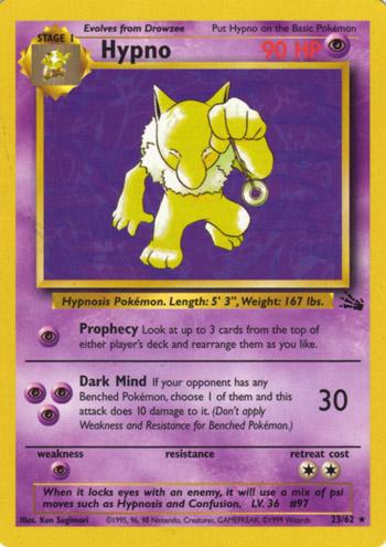 Hypno (23) 23/62 - Fossil Unlimited