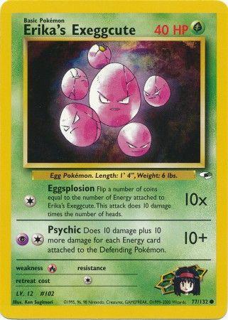 Erika's Exeggcute (77) 77/132 - Gym Heroes Unlimited