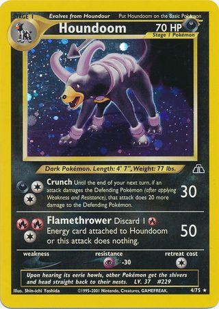 Houndoom (4) 4/75 - Neo Discovery Unlimited Holofoil