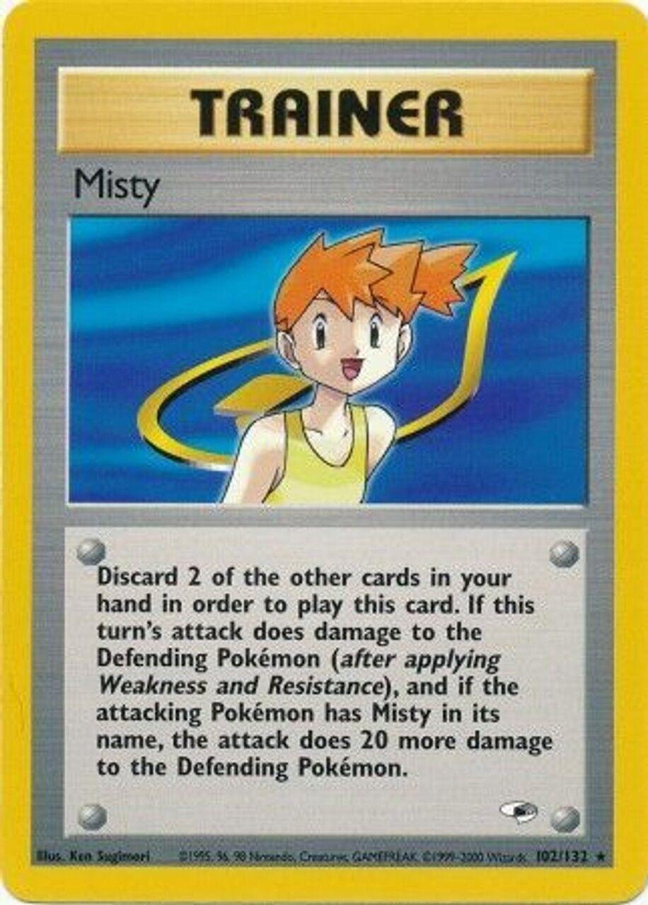 Misty (102) 102/132 - Gym Heroes Unlimited