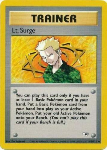 Lt. Surge (101) 101/132 - Gym Heroes Unlimited