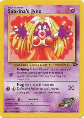 Sabrina's Jynx 57/132 - Gym Challenge Unlimited
