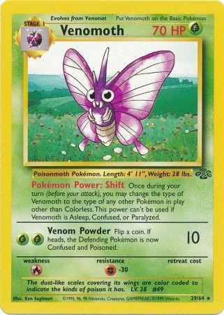 Venomoth (29) 29/64 - Jungle Unlimited
