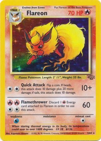 Flareon (3) 3/64 - Jungle Unlimited Holofoil