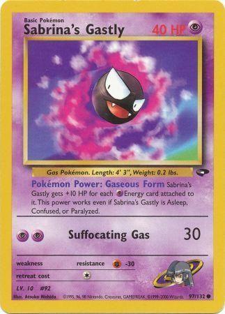 Sabrina's Gastly (97) 97/132 - Gym Challenge Unlimited