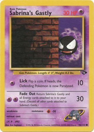 Sabrina's Gastly (96) 96/132 - Gym Challenge Unlimited