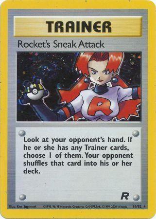 Rocket's Sneak Attack (16) 16/82 - Team Rocket Unlimited Holofoil