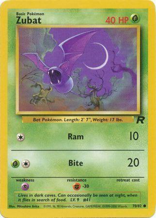 Zubat 70/82 - Team Rocket Unlimited