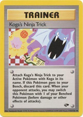 Koga's Ninja Trick 115/132 - Gym Challenge Unlimited
