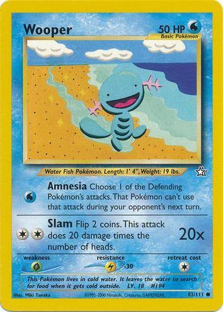 Wooper 82/111 - Neo Genesis Unlimited