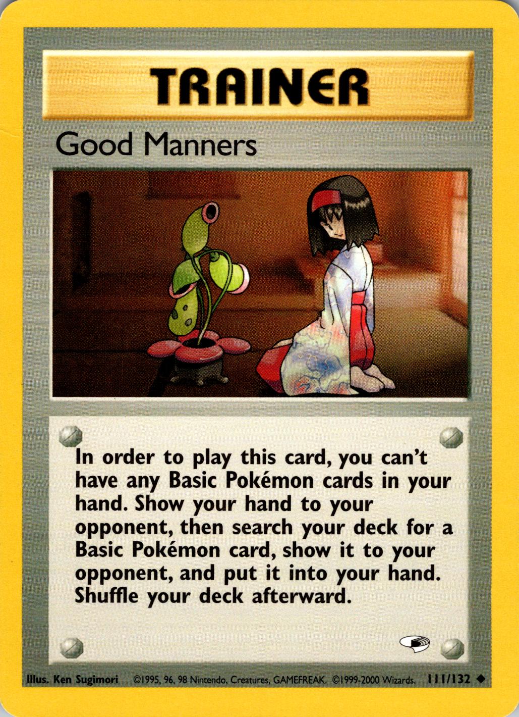 Good Manners 111/132 - Gym Heroes Unlimited