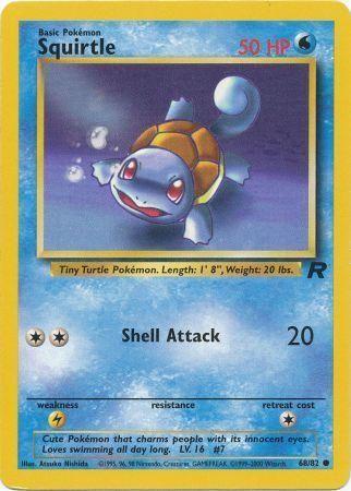 Squirtle 68/82 - Team Rocket Unlimited
