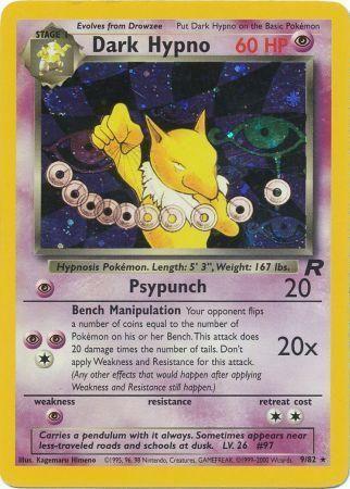 Dark Hypno (9) 9/82 - Team Rocket Unlimited Holofoil