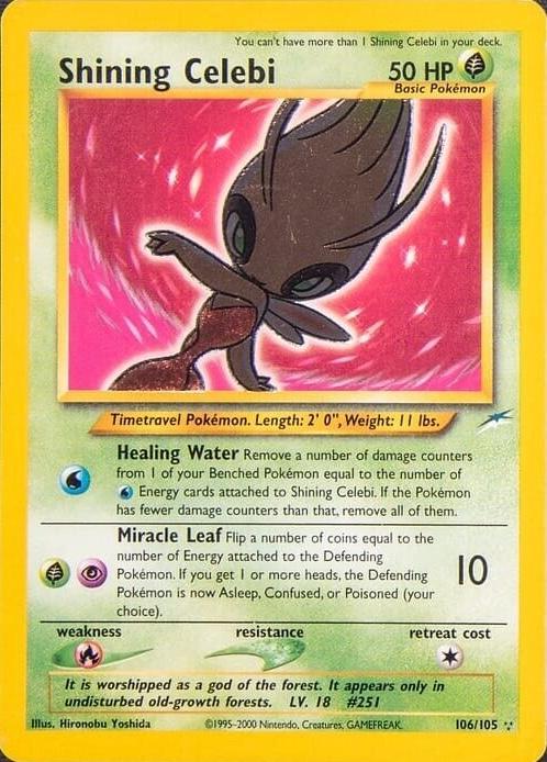 Shining Celebi 106/105 - Neo Destiny Unlimited Holofoil