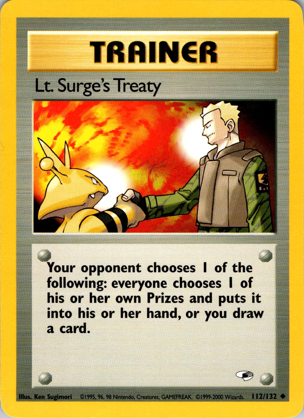 Lt. Surge's Treaty 112/132 - Gym Heroes Unlimited