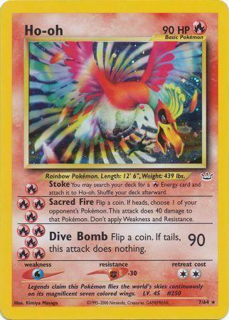 Ho-oh (7) 7/64 - Neo Revelation Unlimited Holofoil