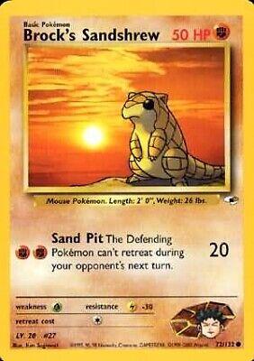 Brock's Sandshrew (72) 72/132 - Gym Heroes Unlimited