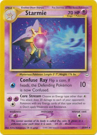 Starmie 25/64 - Neo Revelation Unlimited