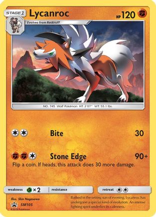 Lycanroc - SM105 SM105/248 - SM Promos Holofoil