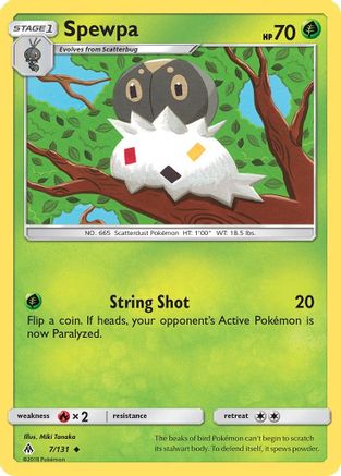 Spewpa 7/131 - SM Forbidden Light Reverse Holofoil