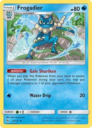 Frogadier 23/131 - SM Forbidden Light Reverse Holofoil